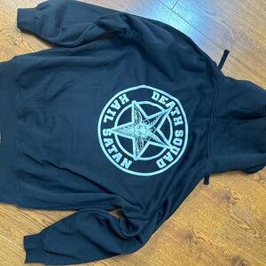 Men’s large death squad zip hoodie